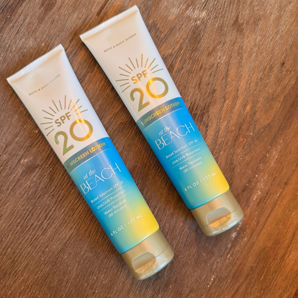 Bath & body Works at the beach sunscreen lotion SPF 20 - Picture 5 of 5